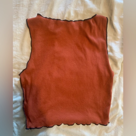 Shein Color Block Crop Top - Picture 5 of 5